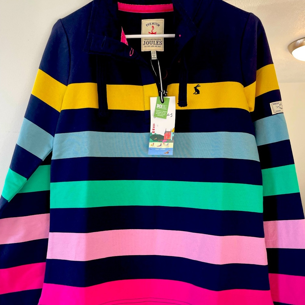 NWT Joules Nautical Multi-Colored Pullover